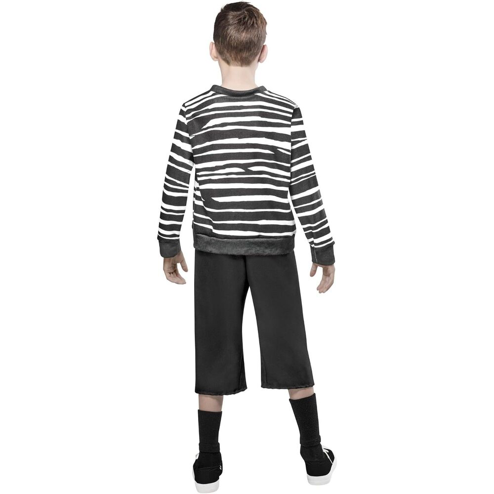 Rubie's Wednesday Pugsley Addams Costume Kids Boys Small 6/7 - Picture 2 of 5